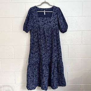 Rachel Pally Blue and white floral dress